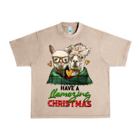 French Oak have a llamazing christmas alpaca head Urban Heavy Tee - LillyAllenDesigns