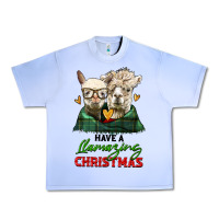 Grape Ice have a llamazing christmas alpaca head Urban Heavy Tee - LillyAllenDesigns