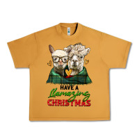 Peanut Butter have a llamazing christmas alpaca head Urban Heavy Tee - LillyAllenDesigns