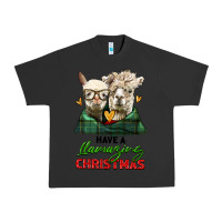 Pigment Black have a llamazing christmas alpaca head Urban Heavy Tee - LillyAllenDesigns