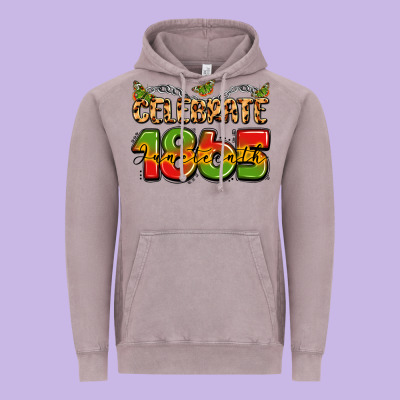 Celebrate 1865 Juneteenth Vintage Hoodie Designed By Lillyallendesigns