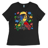 Black autism listen learn advocate Ladies Tee - MaliasSmallBusiness