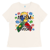 Autism Listen Learn Advocate Ladies Tee | Teevron