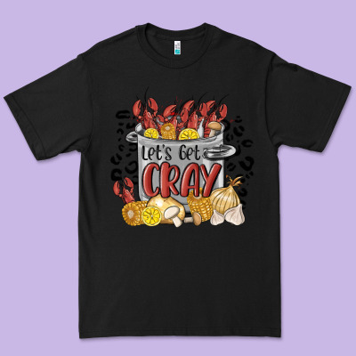 Let's Get Cray Crawfish Boil Premium Tee Designed By Maliassmallbusiness