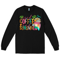 Black iced coffee and sunshine summer Long Sleeve Tee - Jasminsmagicworld