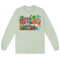 Matcha iced coffee and sunshine summer Long Sleeve Tee - Jasminsmagicworld