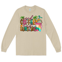 Mushroom iced coffee and sunshine summer Long Sleeve Tee - Jasminsmagicworld