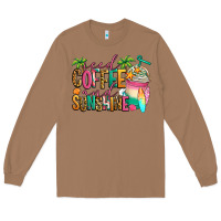 Toasted Coconut iced coffee and sunshine summer Long Sleeve Tee - Jasminsmagicworld