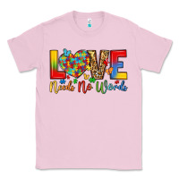 Bubblegum Pink love needs no words Classic Tee - LillyAllenDesigns