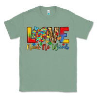 Sage love needs no words Classic Tee - LillyAllenDesigns