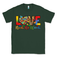 Sports Green love needs no words Classic Tee - LillyAllenDesigns