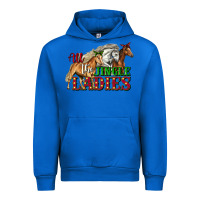 Cobalt all the jingle ladies christmas horses Urban Hoodie - LillyAllenDesigns