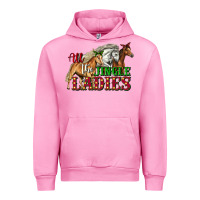 Fuchsia Pink all the jingle ladies christmas horses Urban Hoodie - LillyAllenDesigns