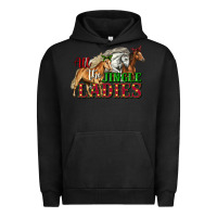 Pigment Black all the jingle ladies christmas horses Urban Hoodie - LillyAllenDesigns