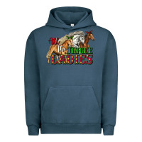 Pigment Midnight Navy all the jingle ladies christmas horses Urban Hoodie - LillyAllenDesigns