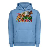 Pigment Pebble Blue all the jingle ladies christmas horses Urban Hoodie - LillyAllenDesigns