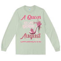 Matcha A Queen Was Born In August 1965 Happy Birthday To Me 55 Years Old Long Sleeve Tee - Bettercallsaul
