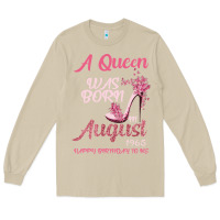 Mushroom A Queen Was Born In August 1965 Happy Birthday To Me 55 Years Old Long Sleeve Tee - Bettercallsaul