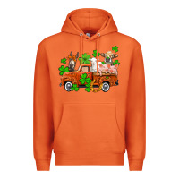 Carrot St. Patrick's farm animals and truck Premium Hoodie - OliviaCreatesArt