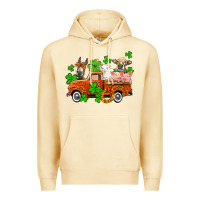 Pina Colada St. Patrick's farm animals and truck Premium Hoodie - OliviaCreatesArt