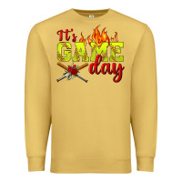 Antique Gold It's Game Day Softball Premium Sweatshirt - BundleAndBundleShop