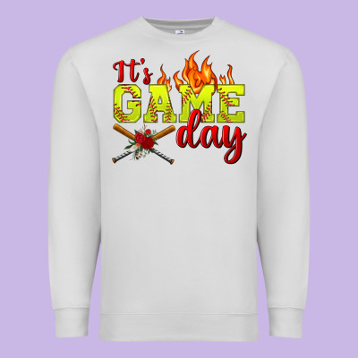 It's Game Day Softball Premium Sweatshirt Designed By Bundleandbundleshop