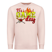 Pale Pink It's Game Day Softball Premium Sweatshirt - BundleAndBundleShop