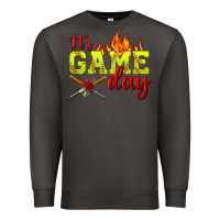 Smoke It's Game Day Softball Premium Sweatshirt - BundleAndBundleShop