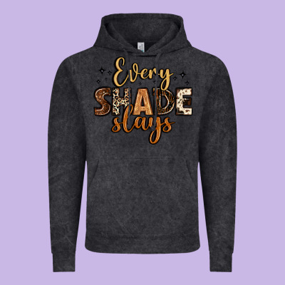 Every Shade Slays Vintage Hoodie Designed By Lillyallendesigns