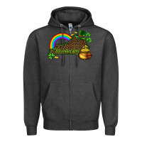 Charcoal Heather kentucky map st.patricks Zipper Hoodie - CowGirlArtShop