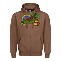 Chestnut kentucky map st.patricks Zipper Hoodie - CowGirlArtShop
