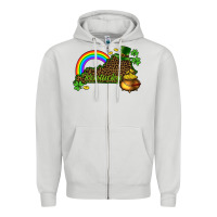 Dove Grey kentucky map st.patricks Zipper Hoodie - CowGirlArtShop