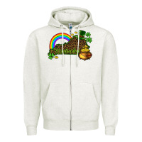Oatmeal Heather kentucky map st.patricks Zipper Hoodie - CowGirlArtShop