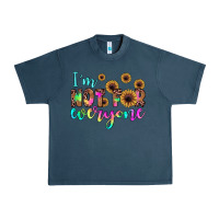 Midnight Navy i'm not for everyone Urban Heavy Tee - JahusDesignShop