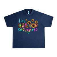 Navy i'm not for everyone Urban Heavy Tee - JahusDesignShop