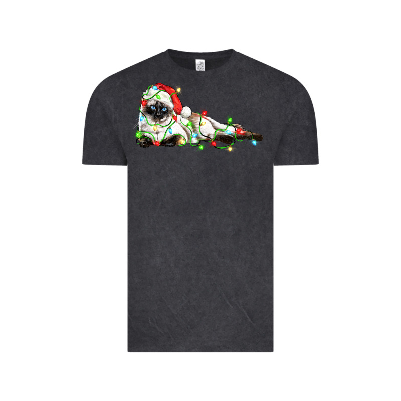 Christmas Siamese Cat Vintage Tee by LillyAllenDesigns | Teevron