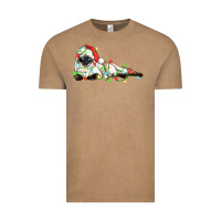 Vintage Coffee christmas siamese cat Vintage Tee - LillyAllenDesigns