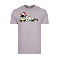 Vintage Zinc christmas siamese cat Vintage Tee - LillyAllenDesigns