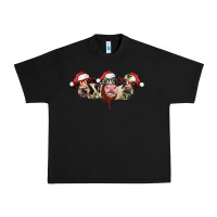 Black christmas holstein cows Urban Heavy Tee - LillyAllenDesigns