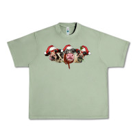 Oil Green christmas holstein cows Urban Heavy Tee - LillyAllenDesigns