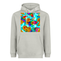 Moon Dust Pride lgbtq ice cream and sunflowers seamless Heavyweight Hoodie - BundleAndBundleShop