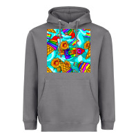 Storm Pride lgbtq ice cream and sunflowers seamless Heavyweight Hoodie - BundleAndBundleShop