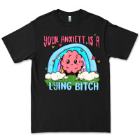 Black your anxıett is a lying bitch malia Premium Tee - MaliasSmallBusiness