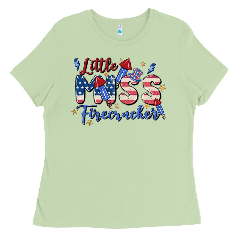 Little Miss Firecracker Ladies Tee by MaliasSmallBusiness | Teevron