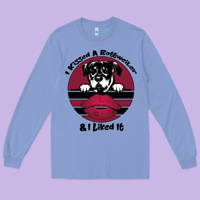 I Kissed A Dog And I Like It Long Sleeve Tee Designed By Bettercallsaul