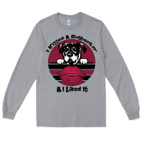 Heather Grey I kissed a dog and I like it Long Sleeve Tee - Bettercallsaul