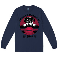 Navy I kissed a dog and I like it Long Sleeve Tee - Bettercallsaul