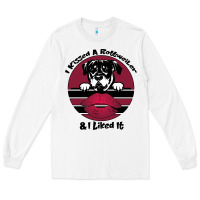 White I kissed a dog and I like it Long Sleeve Tee - Bettercallsaul