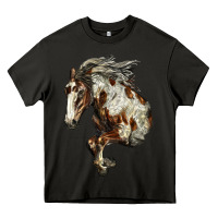 Asphalt Mustang Horse Heavy Core Tee - LillyAllenDesigns