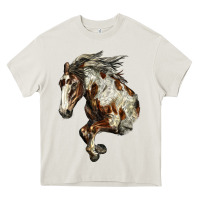 Mustang Horse Heavy Core Tee | Teevron